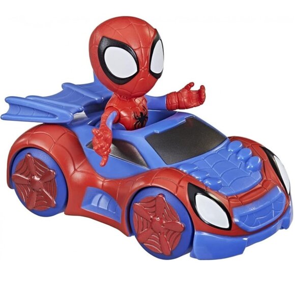 Spidey and His Amazing Friends Spidey Action Figure and Web-Crawler Vehicle - Picture 2 of 5